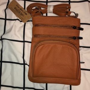leather crossbody bag